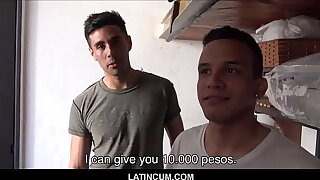 Amateur Latino Maintenance Boys Fuck Be useful to Cash While On Job Site